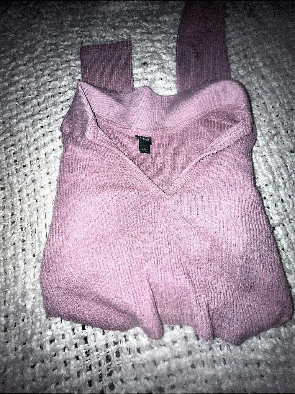 Wild Fable Ribbed Collared Crop Top - Picture 3 of 3